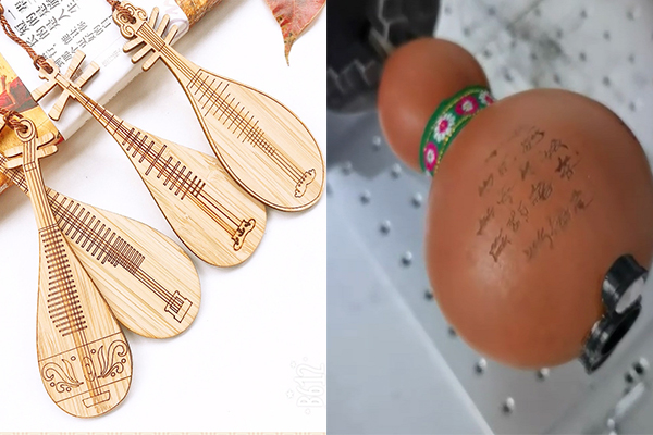二氧化碳激光打標(biāo)機(jī)，竹木樂器打標(biāo)雕刻專用設(shè)備