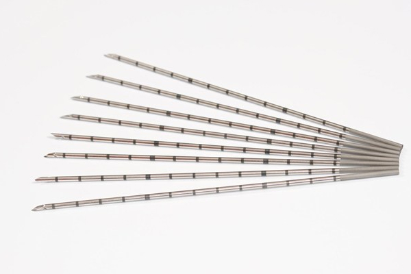 金屬管穿刺針刻度激光旋轉打標工藝 金屬管穿刺針刻度激光旋轉打標工藝