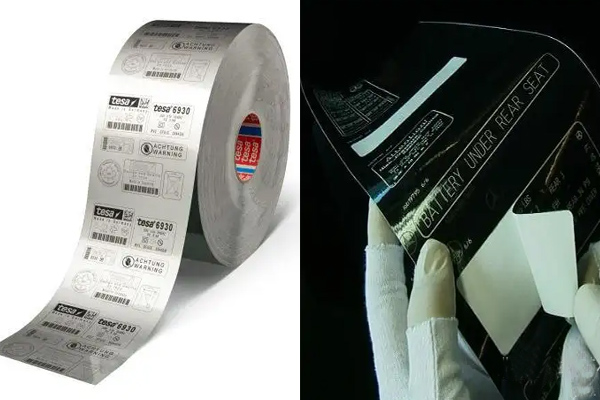 柔性標(biāo)簽紙德莎專用打標(biāo)機型—標(biāo)簽紙激光切割機